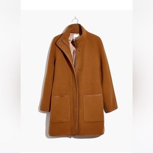 Madewell Estate Cocoon coat camel M womens